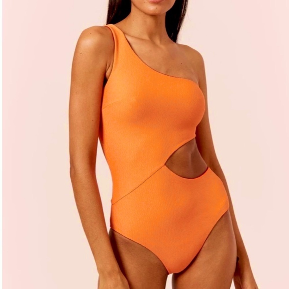NWT Orange one-piece bikini